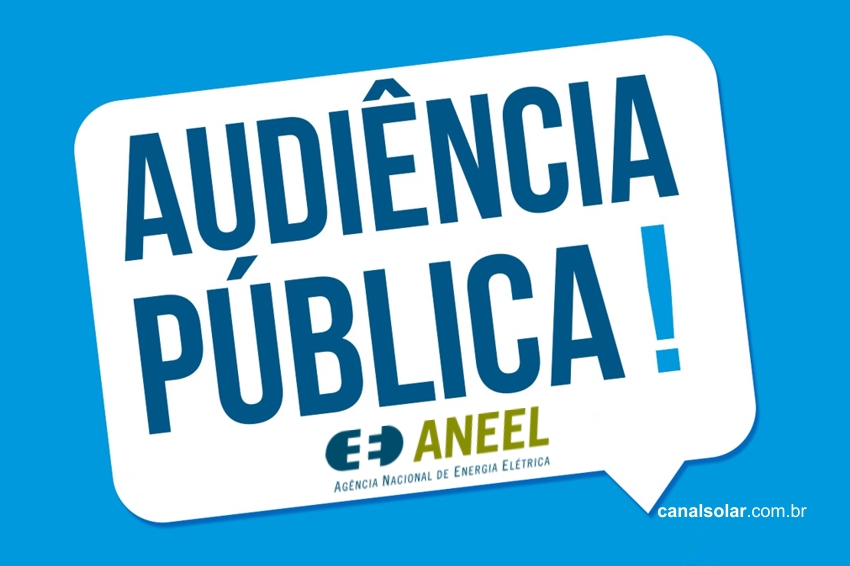 Audiência pública 001/2019 da ANEEL: envie suas contribuições!