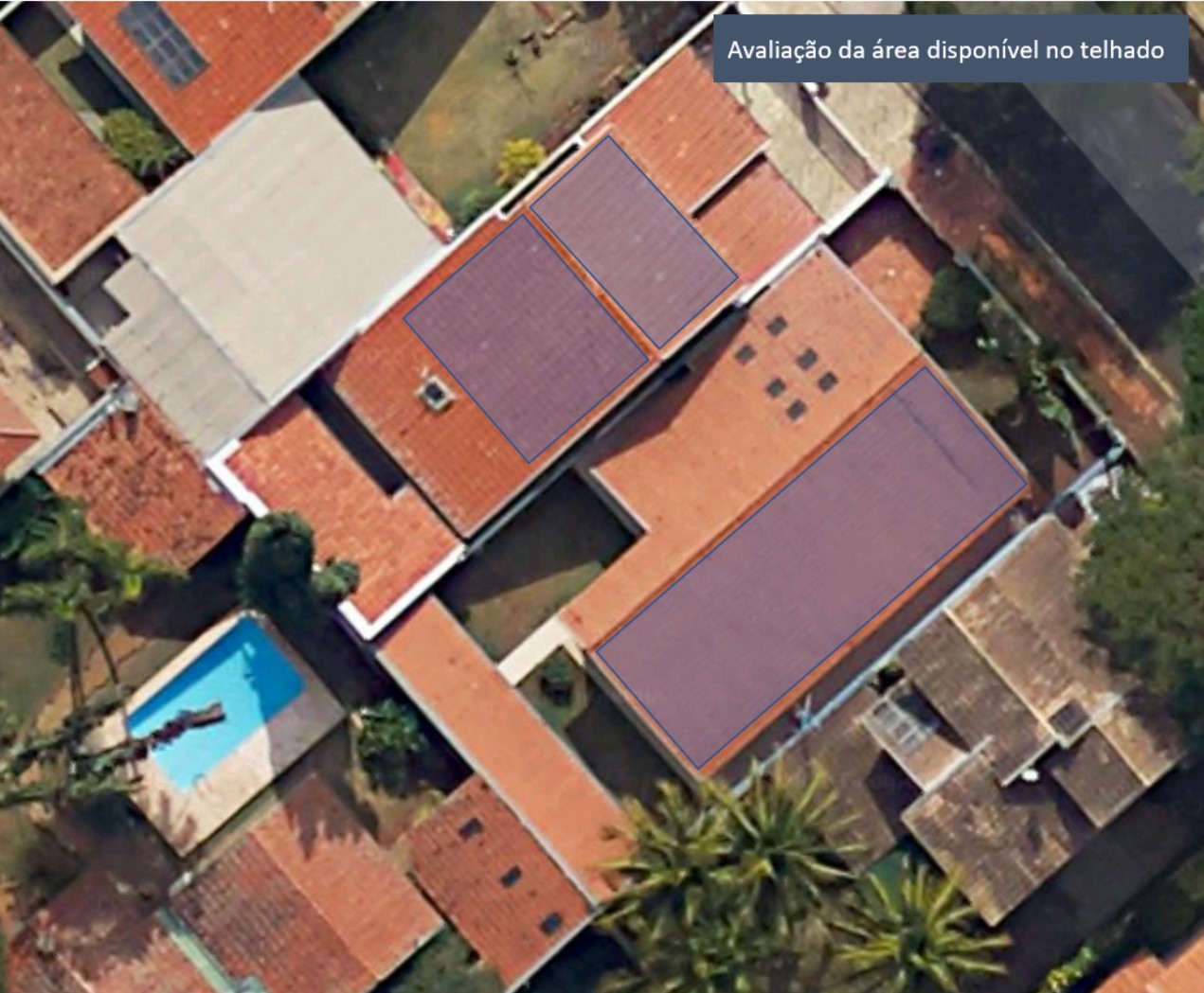 Avaliação do telhado para instalar energia solar