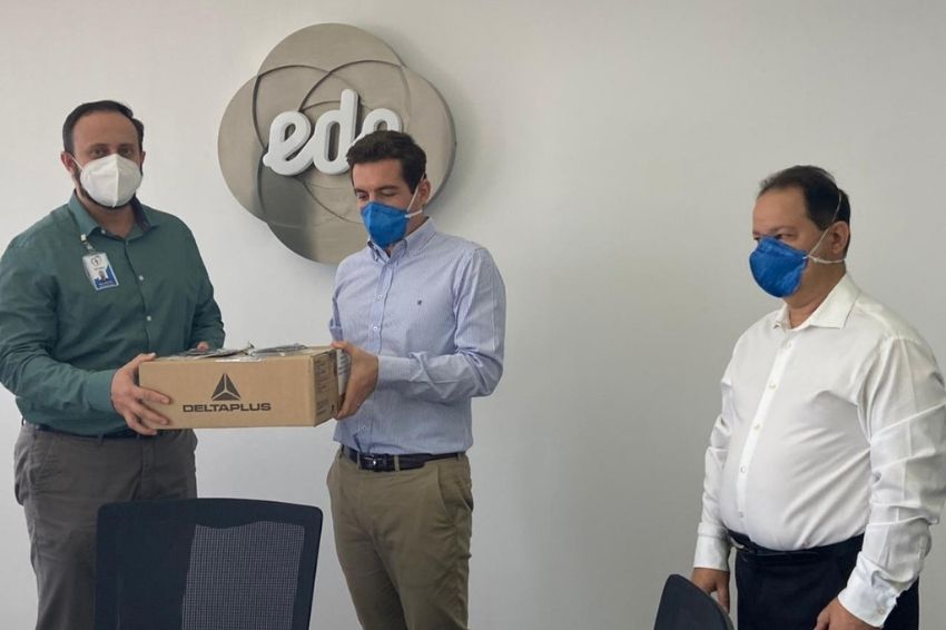 28-05-21-canal-solar-EDP doa mais de 8 mil máscaras para hospital do ES
