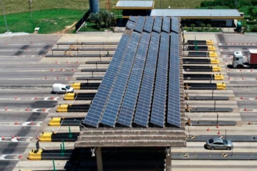 Concessionárias rodoviárias usam energia solar em pedágios