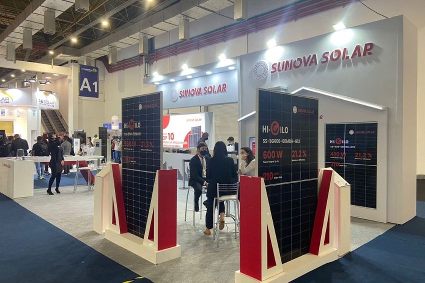 Sunova apresenta portfólio de módulos fotovoltaicos na Intersolar