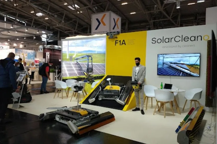 Intersolar Europe de robôs que limpam painéis automaticamente aos sistemas agrivoltaicos