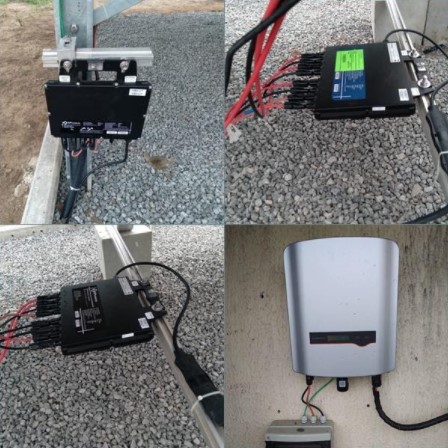 Figura 3: Fotos dos inversores instalados