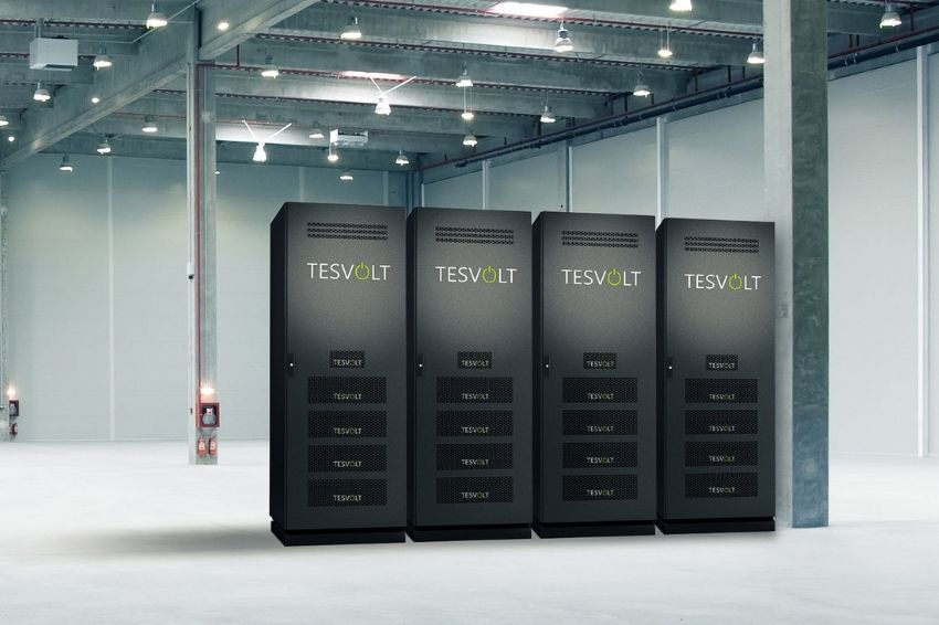 Tesvolt fabrica sistemas de armazenamento para comércios e indústrias. Foto: Tesvolt/divulgação