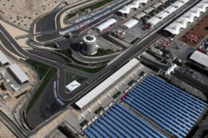 canal-solar GP do Bahrein de F1 conta com fonte solar para gerar energia