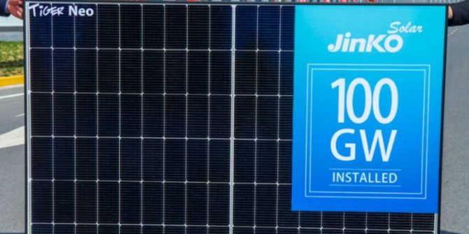 inko atinge o marco de entrega de 100 GW de painéis solares no mundo