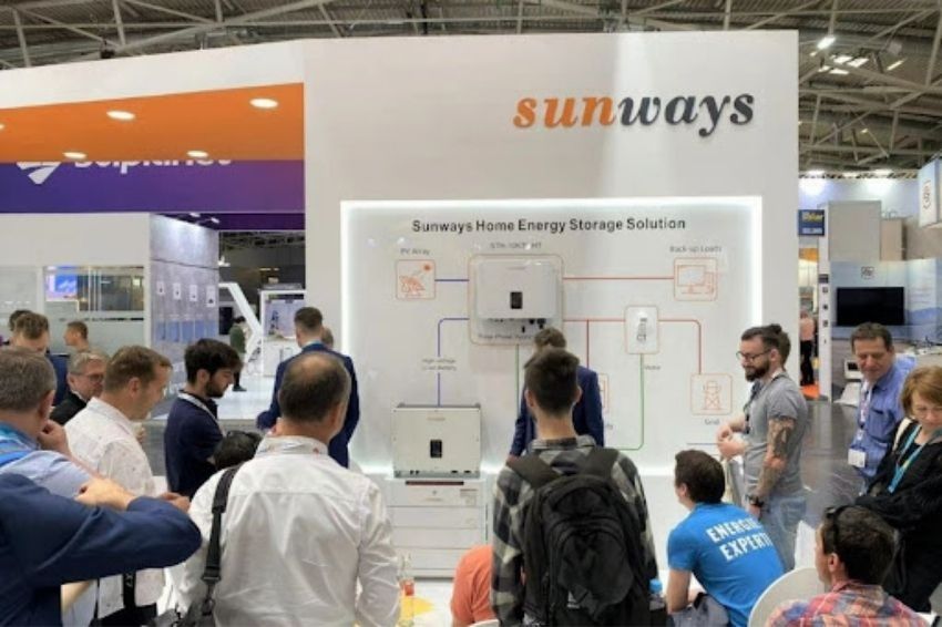 Canal solar Sunways exibe inversores e soluções de armazenamento
