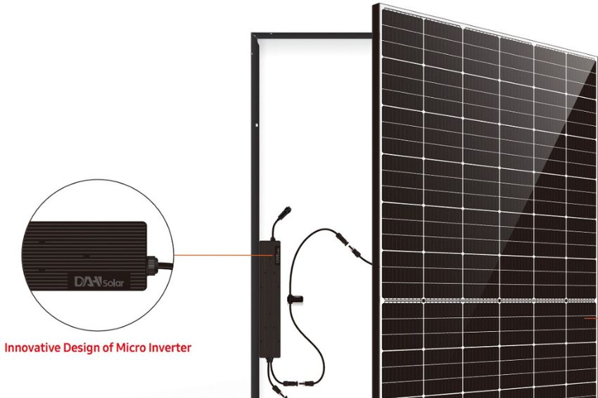 SolarUnit: módulo FV com microinversor integrado da DAH Solar