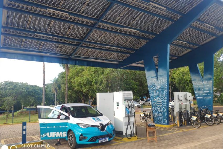 Mato Grosso do Sul ganha 1º eletroposto para veículos elétricos