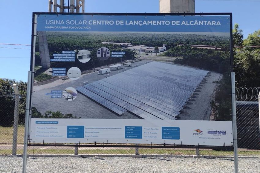Canal Solar Microrrede inteligente é inaugurada no espaçoporto de Alcântara