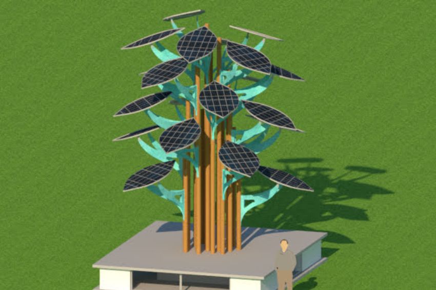 Árvore solar irá gerar energia elétrica em praças e ruas do ES