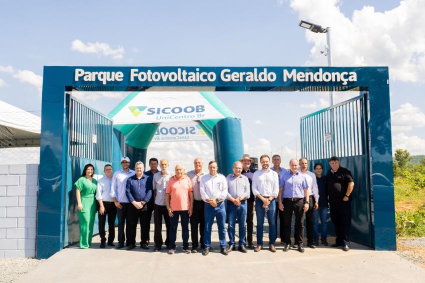 Sicoob inaugura parque de energia solar digital em Caldas Novas (GO)
