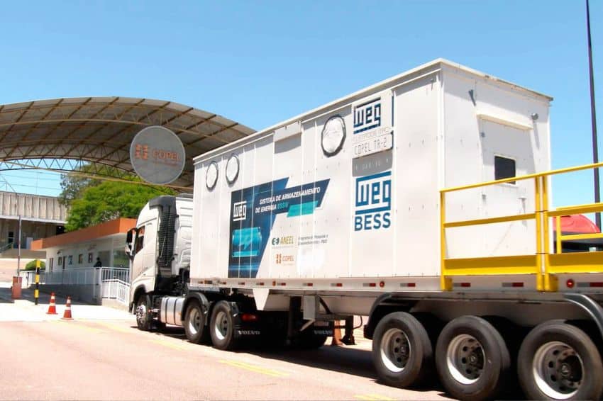 Sistemas de baterias de grande porte serão testados no Paraná