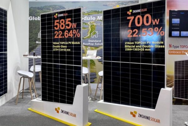 Energia Solar Canal Solar ZNShine Solar anuncia nova série de módulos N-Type