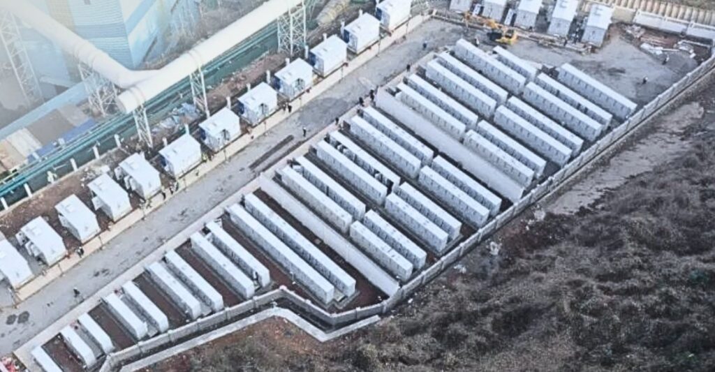 Projeto de armazenamento de energia de 61 MW / 123 MWh. Imagem: Kehua/Divulgação