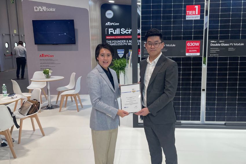 DAH Solar recebe prêmio EUPD Research SolarProsumer