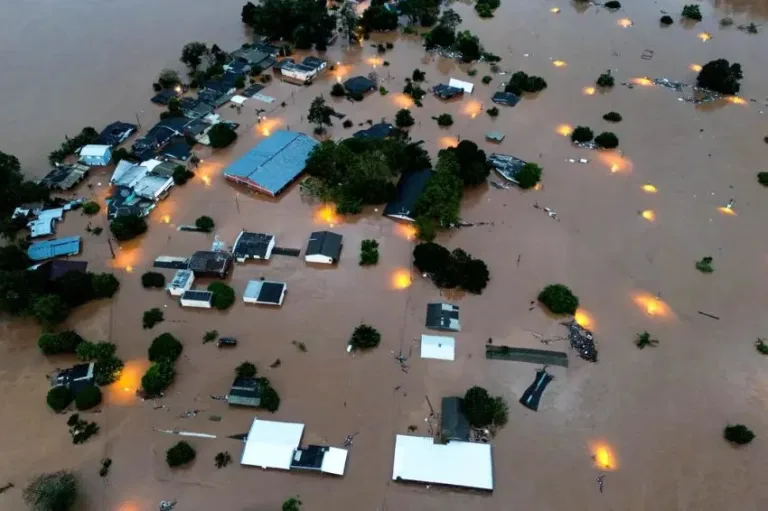 Barragem de hidrelétrica se rompe parcialmente no Rio Grande do Sul