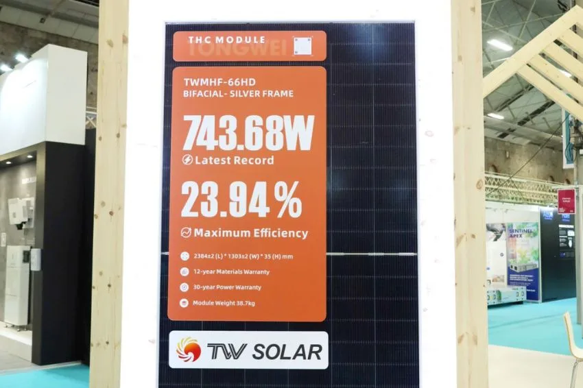 Tongwei apresentará novos módulos com tecnologia PECVD na Intersolar