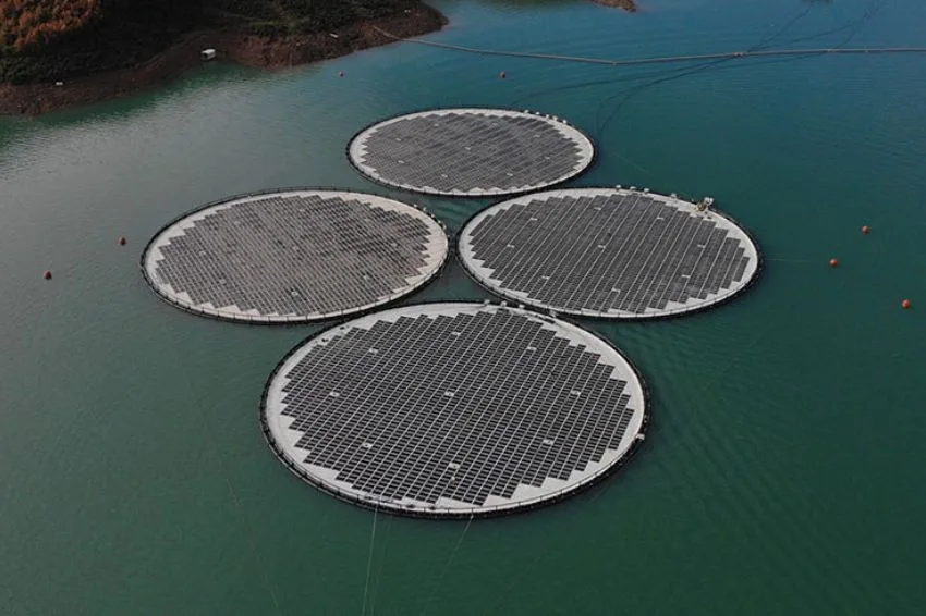 Canal Solar - Como painéis solares estão ajudando a frear a evaporação de água nos reservatórios australianos