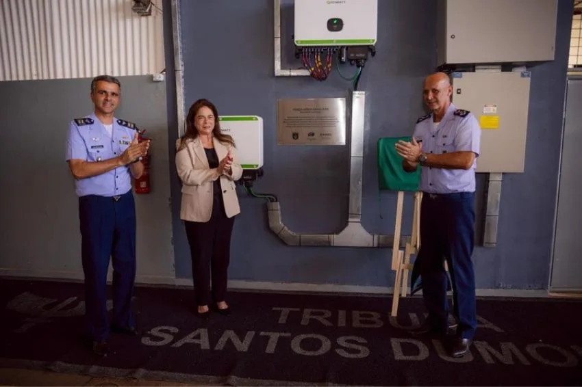 Canal-Solar - Brazilian Air Force inaugurates solar plants with 1,7 GWhane generation