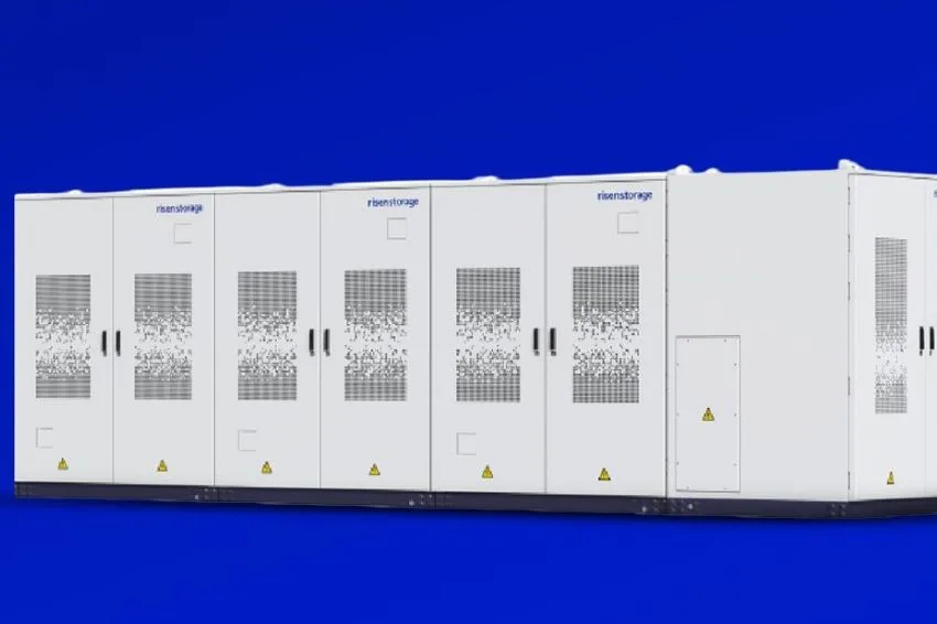 Sistema de armazenamento da Risen atinge densidade energética de 98,4 kWh/m³