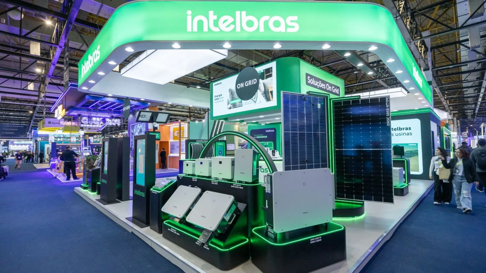 Canal Solar - Intelbras brings its complete portfolio to Intersolar, highlighting microinverters and batteries