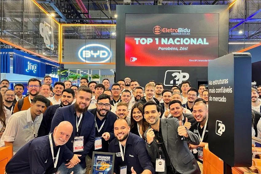 Canal Solar - 2P recognizes integrators with the best results at Intersolar 2025