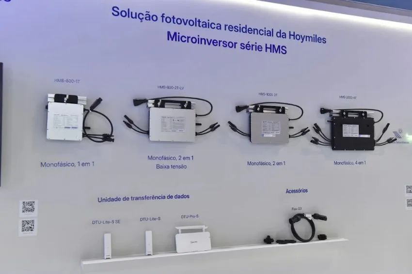 Canal Solar Hoymiles lança soluções residenciais, para C&I e grandes usinas