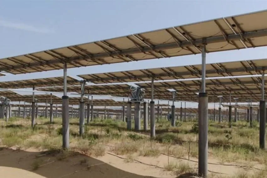Projeto no Deserto de Kubuqi já cobre 400 km com painéis solares e integra soluções ambientais e socioeconômicas