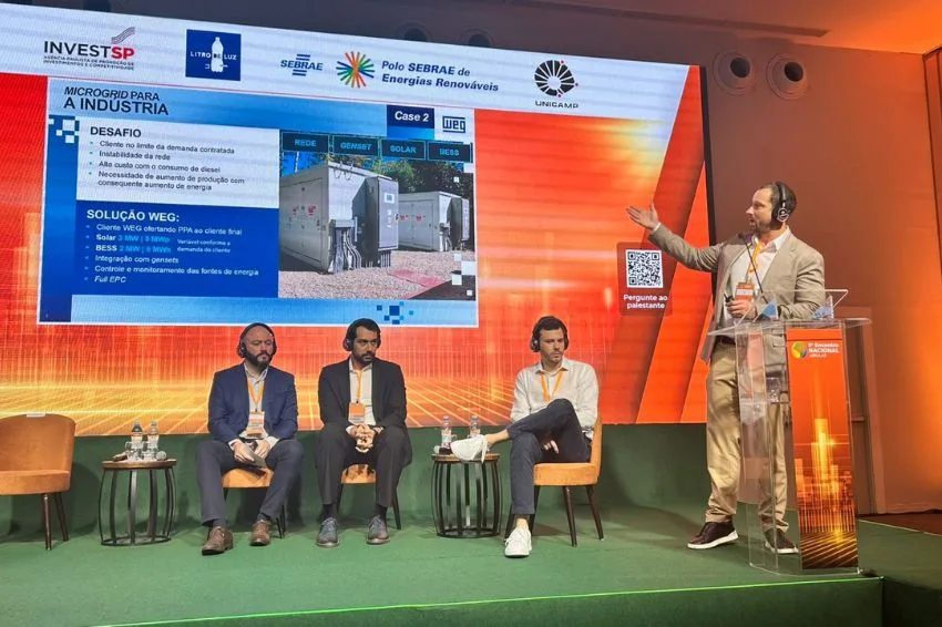 WEG entrega microgrid para indústria que precisava ampliar carga sem ampliar demanda contratada
