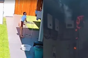 Canal Solar - Princípio de incêndio atinge sistema solar na casa do cantor sertanejo Antony Corrêa