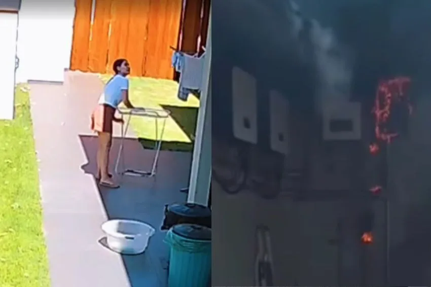 Canal Solar - Princípio de incêndio atinge sistema solar na casa do cantor sertanejo Antony Corrêa