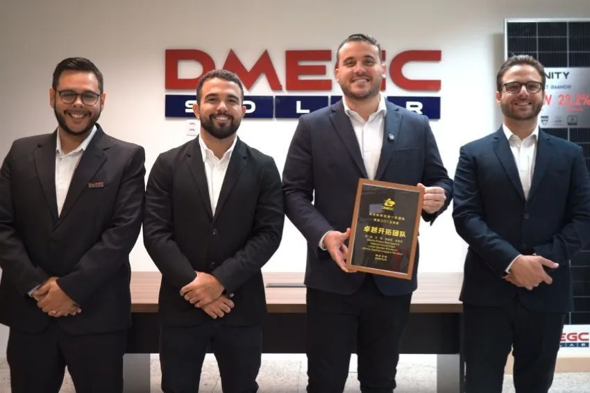 Equipe LATAM da DMEGC ganha prêmio global de excelência