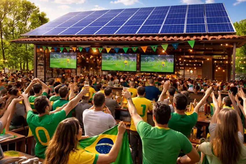 Estudo recomenda que bares e restaurantes apostem em energia solar na Copa do Mundo