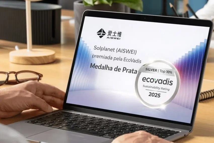 Solplanet (AISWEI) fica entre 10% das empresas com melhor desempenho em sustentabilidade
