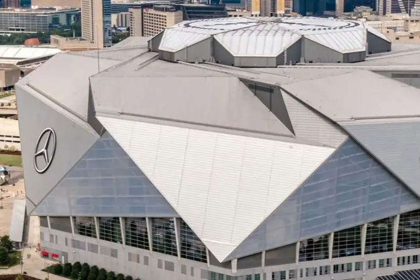 Foto: Mercedes-Benz Stadium- Divulgação / Atlanta Falcons