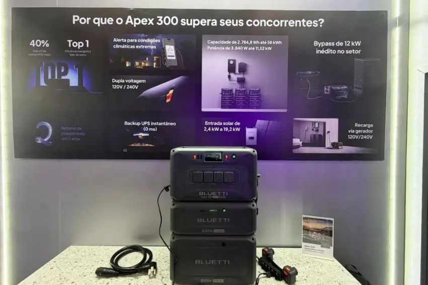 Canal Solar - BLUETTI lança nova linha de estações portáteis para o mercado brasileiro
