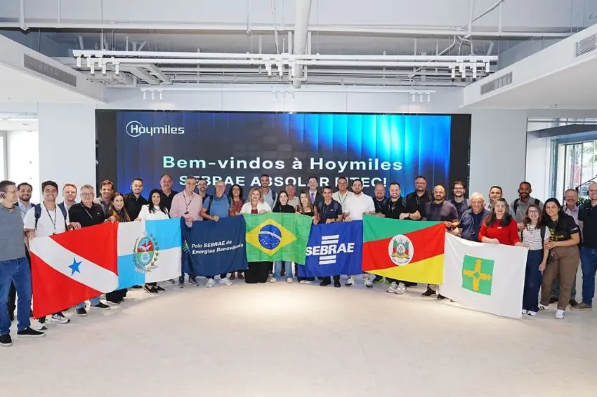 Hoymiles abre portas de sua sede global para missão empresarial organizada pelo SEBRAE e ABSOLAR
