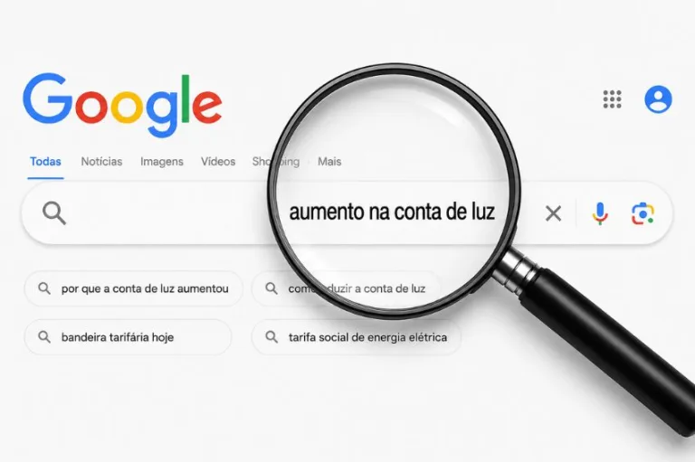Canal Solar - Buscas por aumento na conta de luz disparam 238% no Google e revelam preocupação dos consumidores
