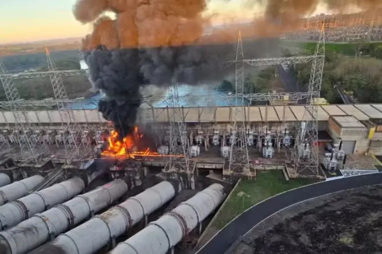 Canal Solar - Incêndio atinge hidrelétrica da Axia em São Paulo