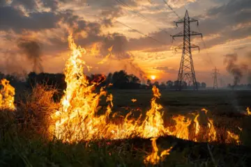 Interrupções de energia causadas por queimadas mais que triplicam em cinco anos
